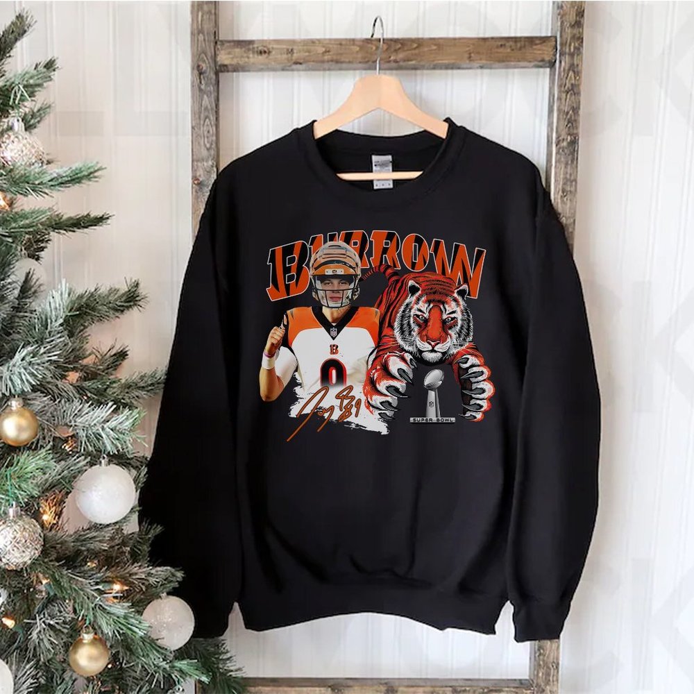 Joe Burrow Vintage Sweatshirt Joe Burrow Bengals Shirt